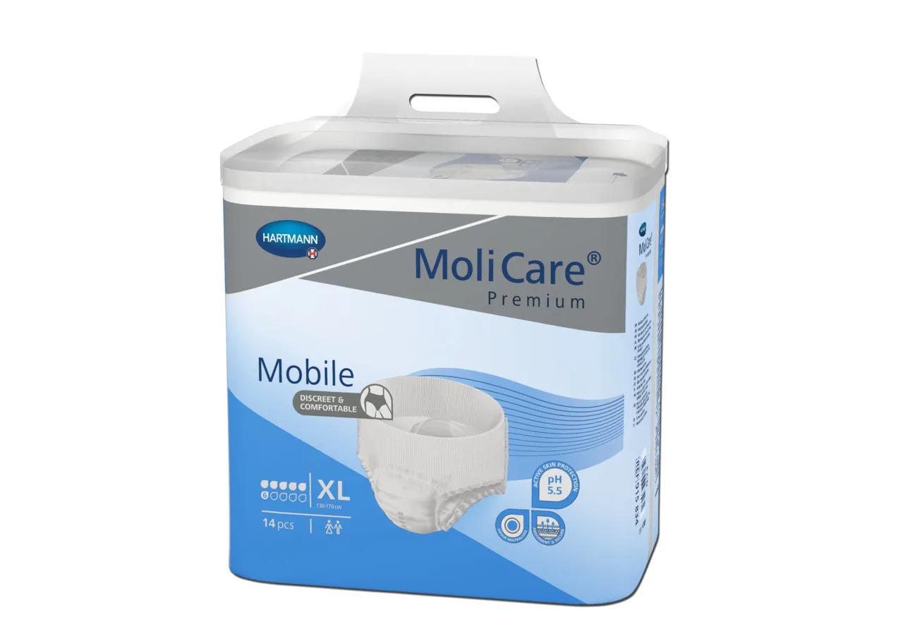 MoliCare Premium Mobile 6 kvapiek XL 1×14 ks, plienkové nohavičky