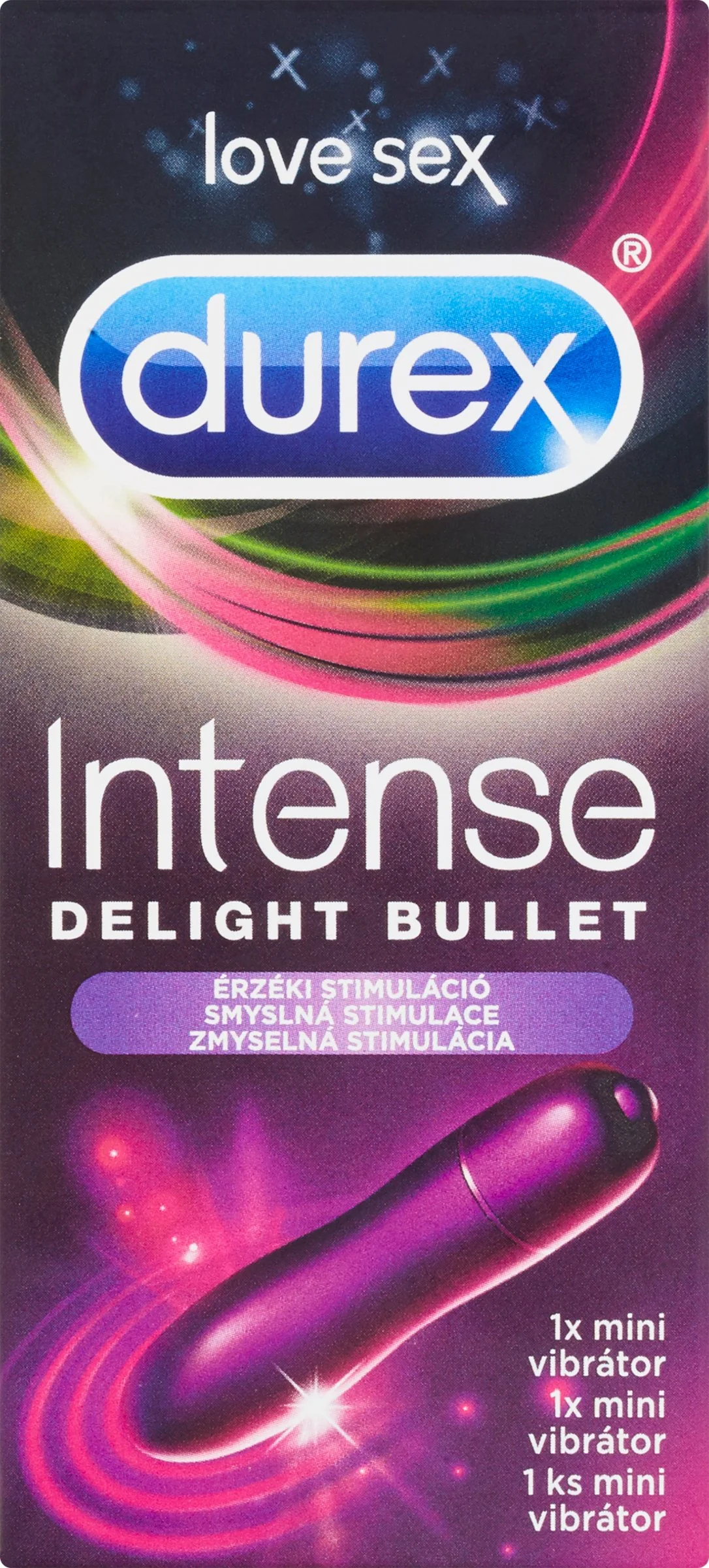 DUREX Intense Delight Bullet Mini vibrátor 1×1 ks, mini vibrátor