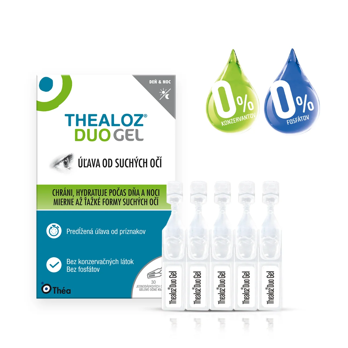 Thealoz Duo Gel 30×0,4 g, 30 jednorázových ampuliek