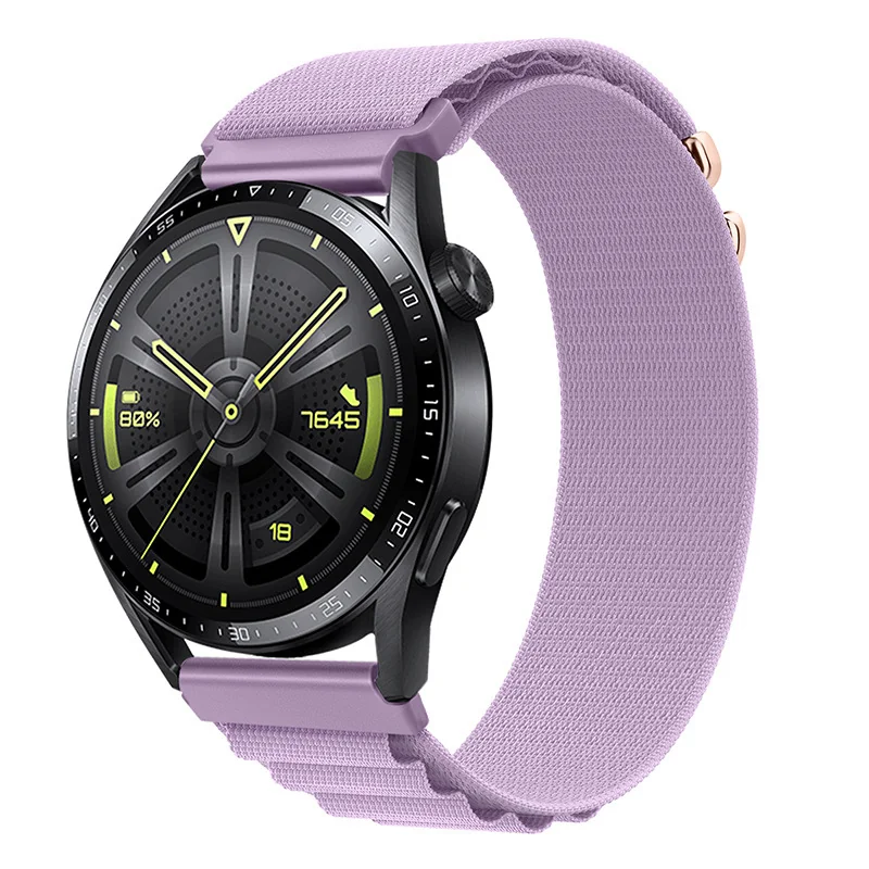 BStrap Nylon Loop remienok na Xiaomi Amazfit GTR Mini lavender