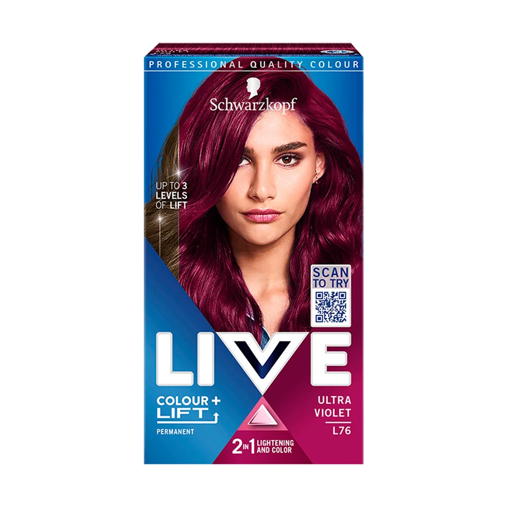 Schwarzkopf Live Colour + Lift L76 Ultra fialová