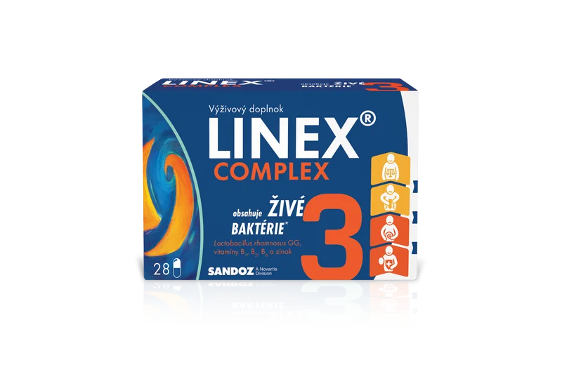 Linex Complex 1×28 cps, výživový doplnok