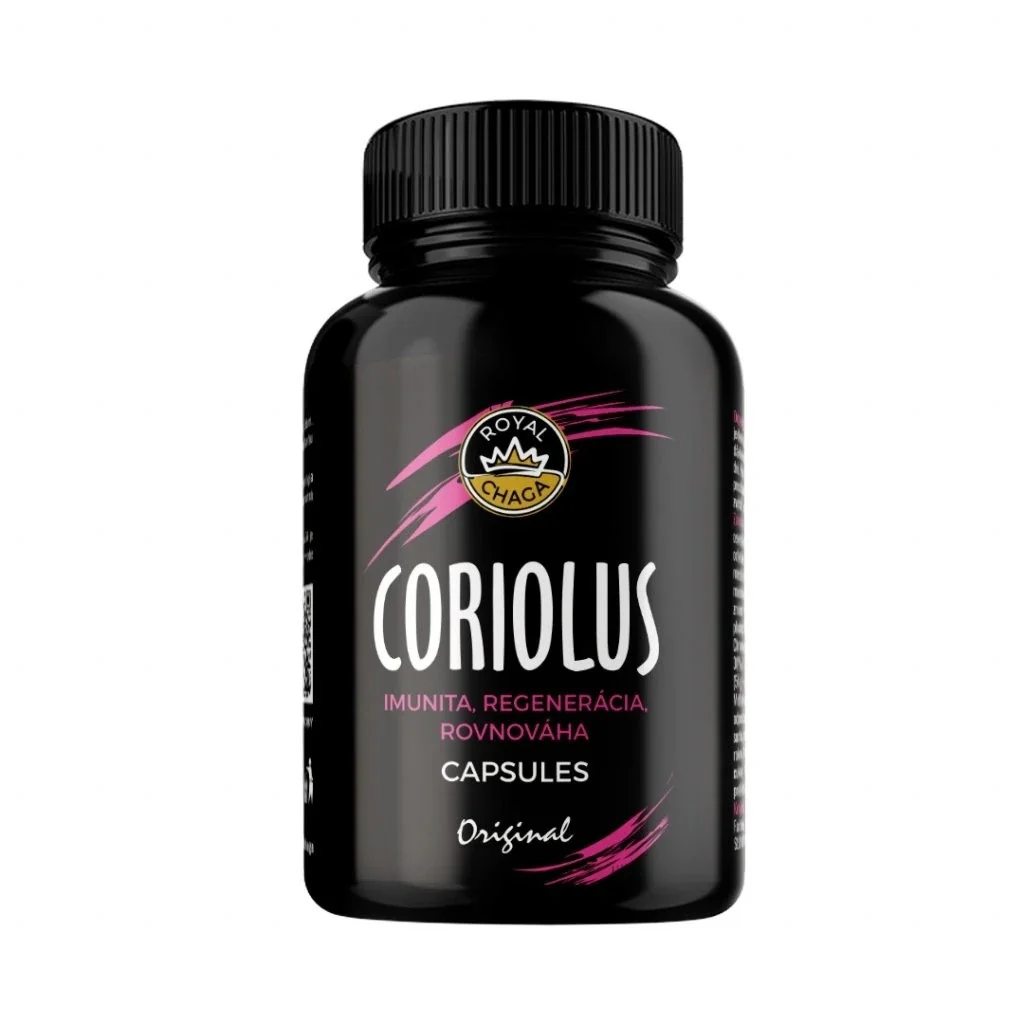 Royal Chaga  Coriolus kapsule extrakt