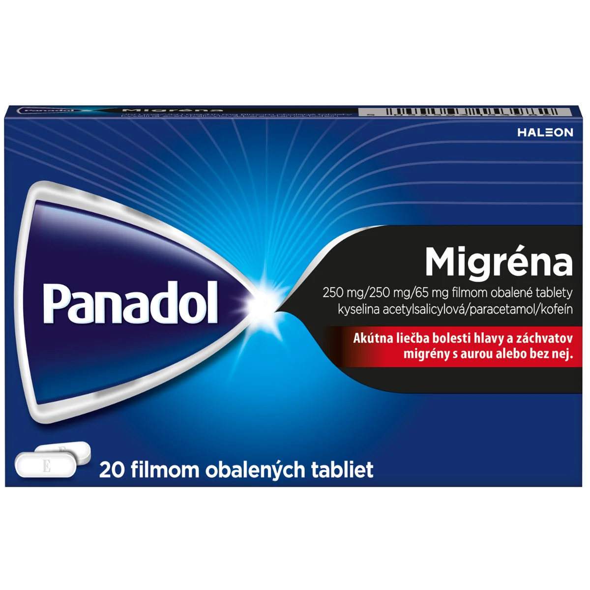 Panadol Migréna flm 20x250m