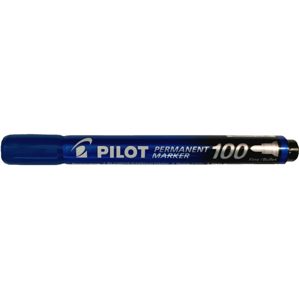 Pilot Permanentný alkoholový popisovač 100 1mm modrý 10ks-Pilot