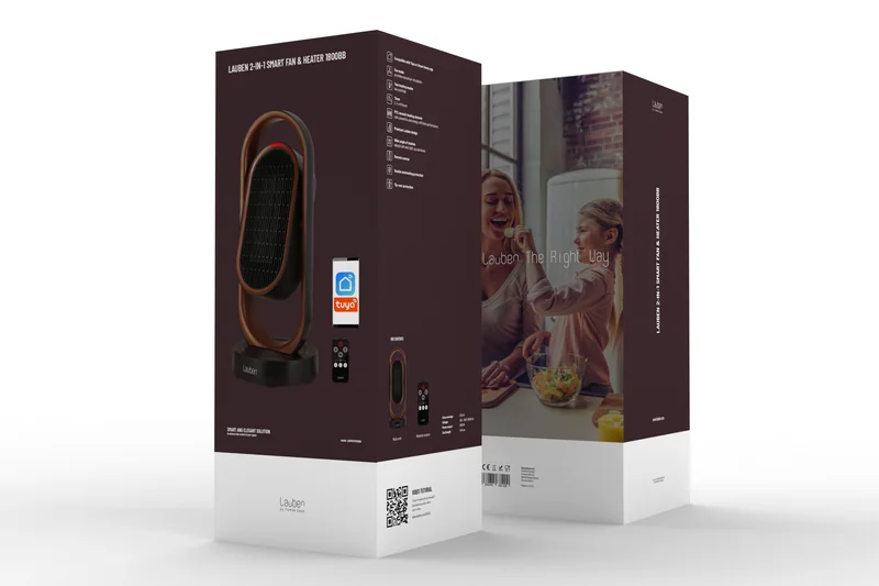 Lauben Smart Fan&Heater 2in1 1800BB 1×1 ks, teplovzdušný ventilátor