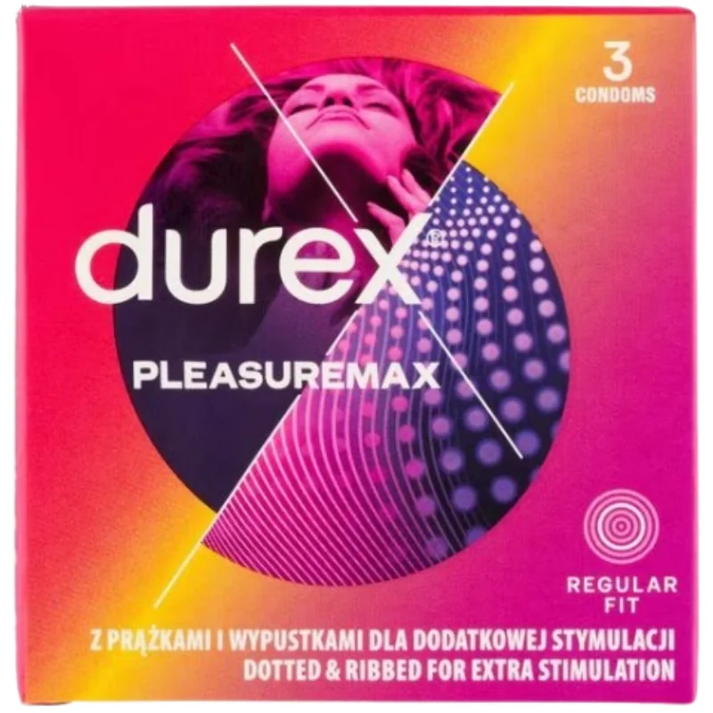 Durex Pleasuremax krabička SK distribúcia 3 ks