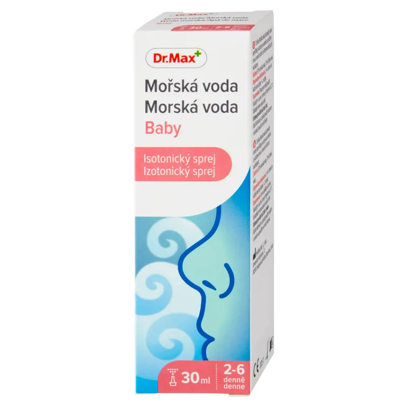 Dr. Max Morská voda Baby 30 ml, izotonický nosový sprej