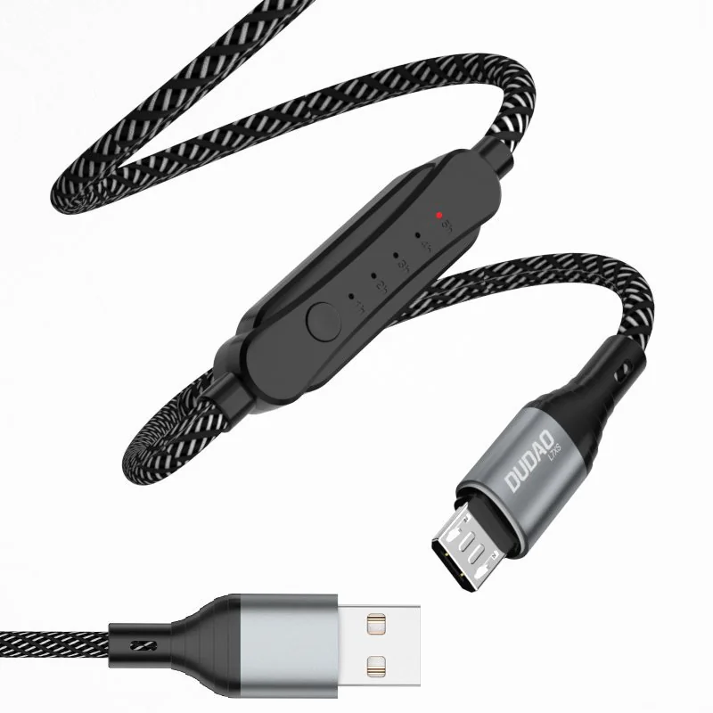 Dudao L7 kábel USB / Micro USB 5A 1m, čierny 