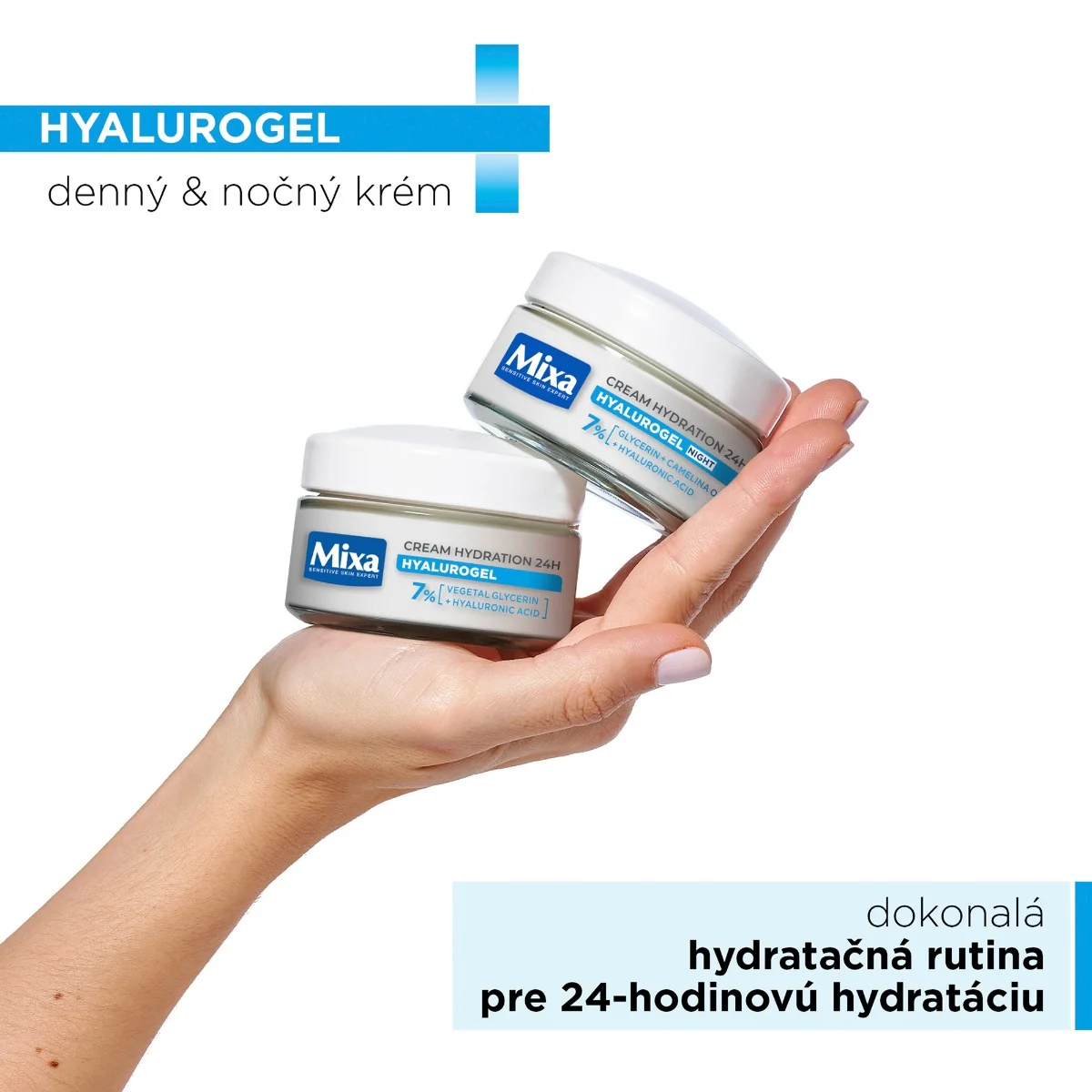 Mixa HYALUROGEL LIGHT 1×50 ml, intenzívna hydratačná starostlivosť na tvár