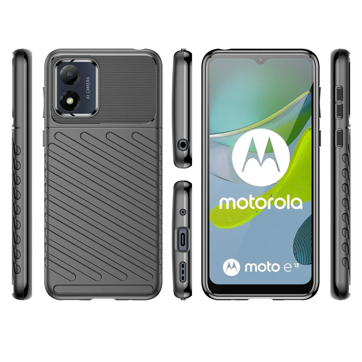 MG Thunder kryt na Motorola Moto E13 čierny