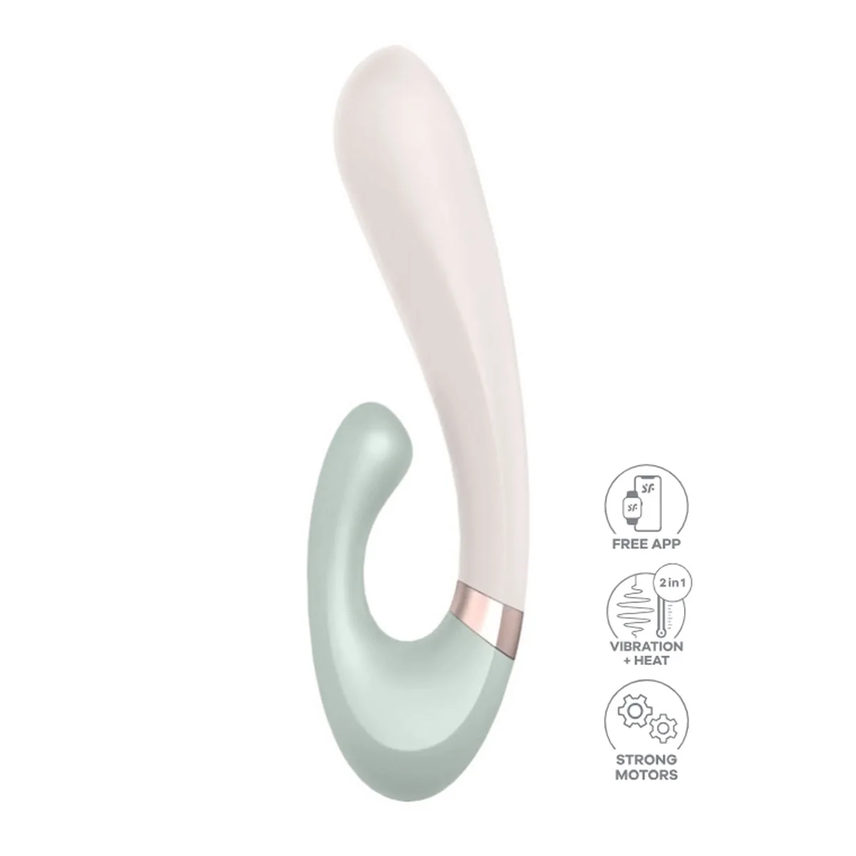 Satisfyer Heat Wave - Inteligentný vibrátor s ohrevom