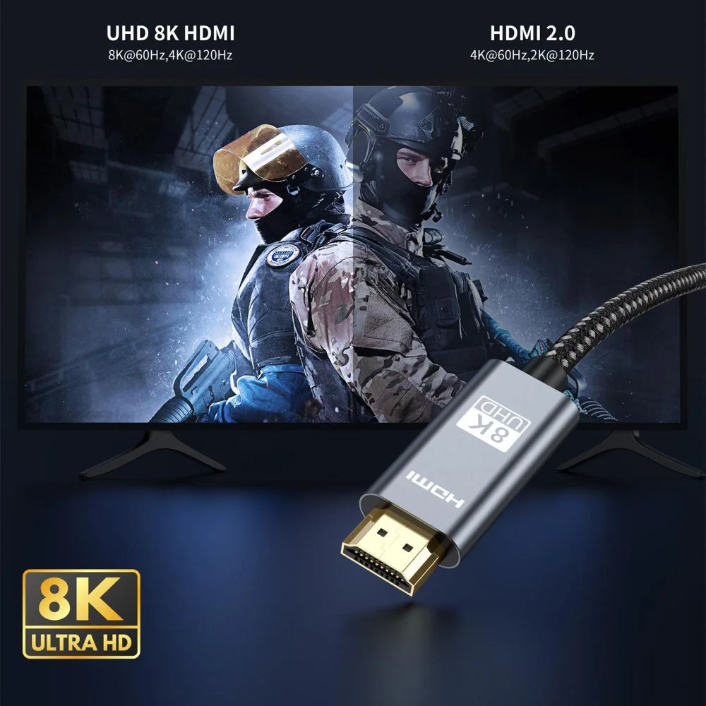 Tech-Protect Ultraboost kábel HDMI 2.1 4K / 8K 2m, čierny 