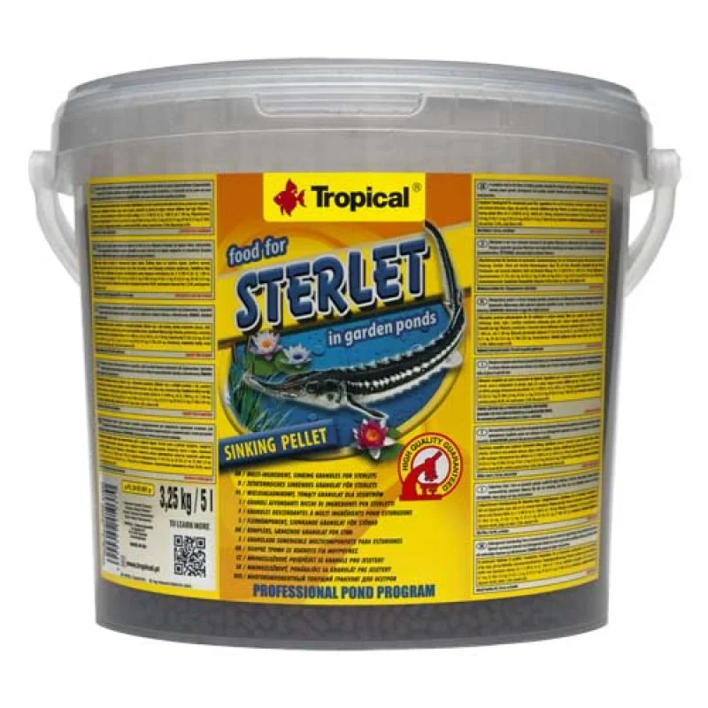 TROPICAL Food for Sterlet 5l/3,25kg krmivo pre jesetery 