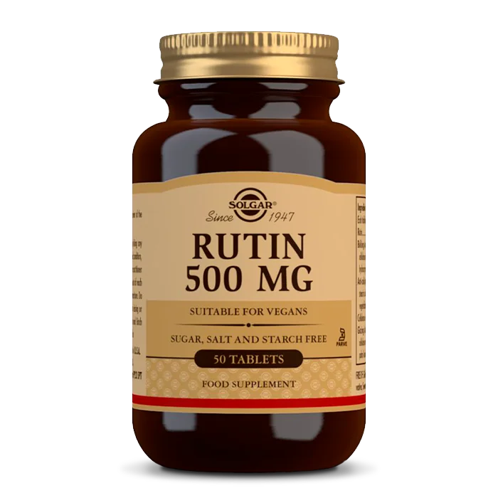 Solgar Rutin 500 mg s vysokou dennou dávkou, 50 tabliet