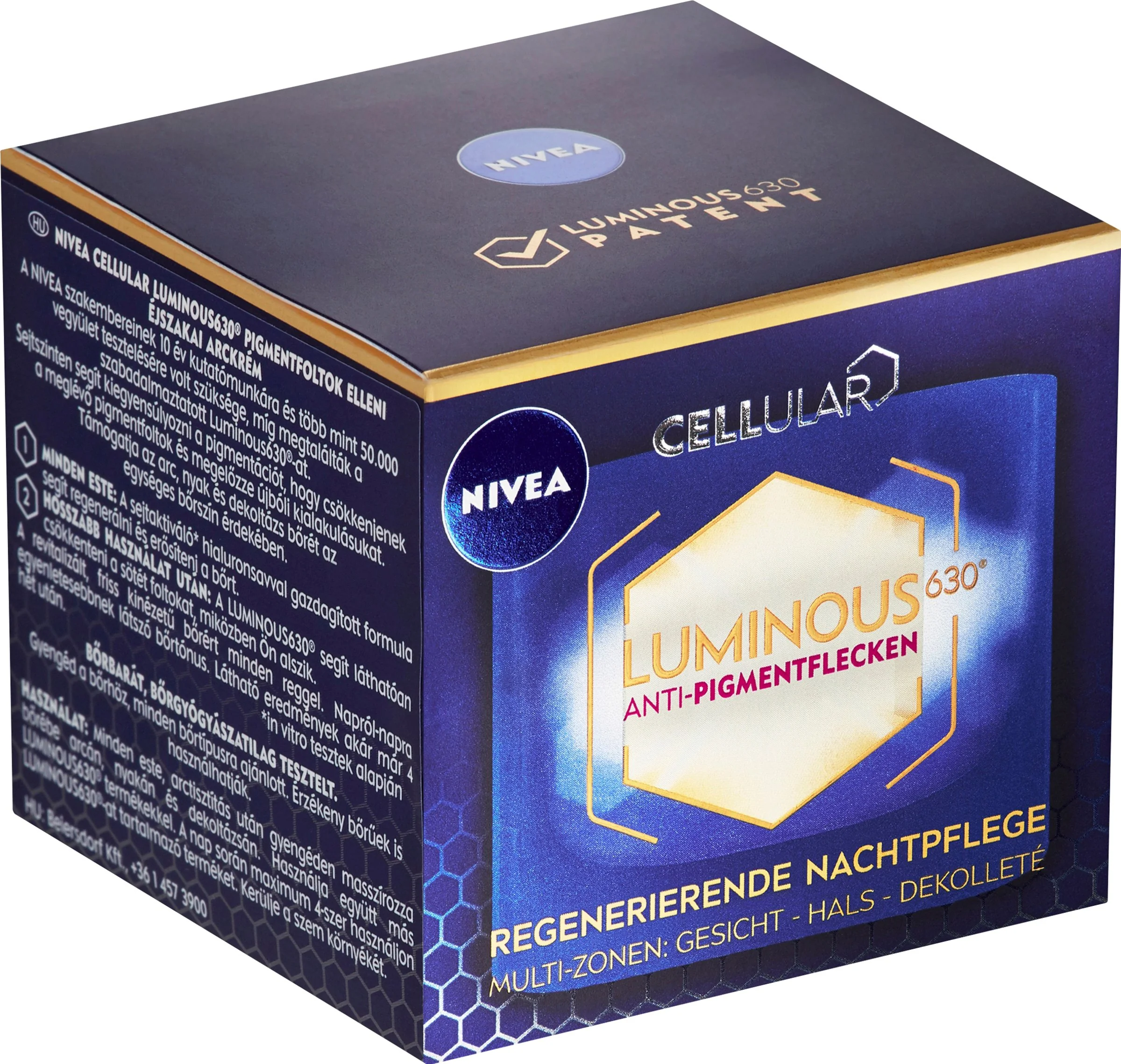 Nivea Nočný krém proti pigmentovým škvrnám Cellular Luminous 1×50 ml