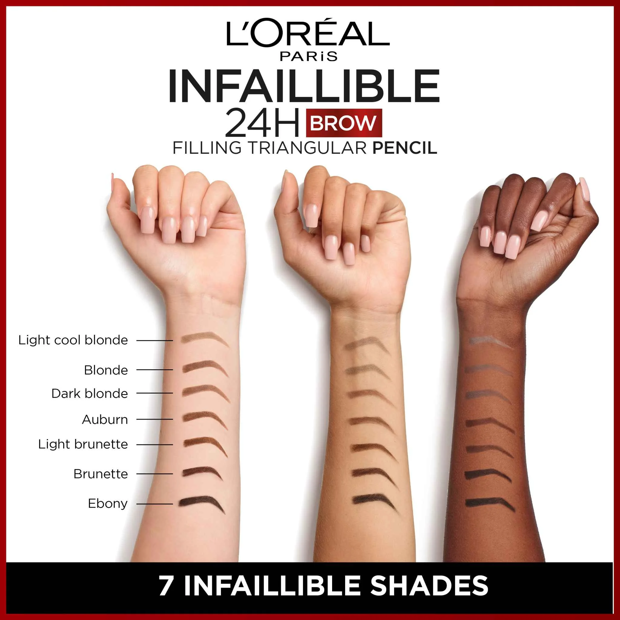 L´Oréal Paris Infaillinble Brows 24H Filling Triangular Pencil 07 Blonde na obočie 1×1 ks ceruzka