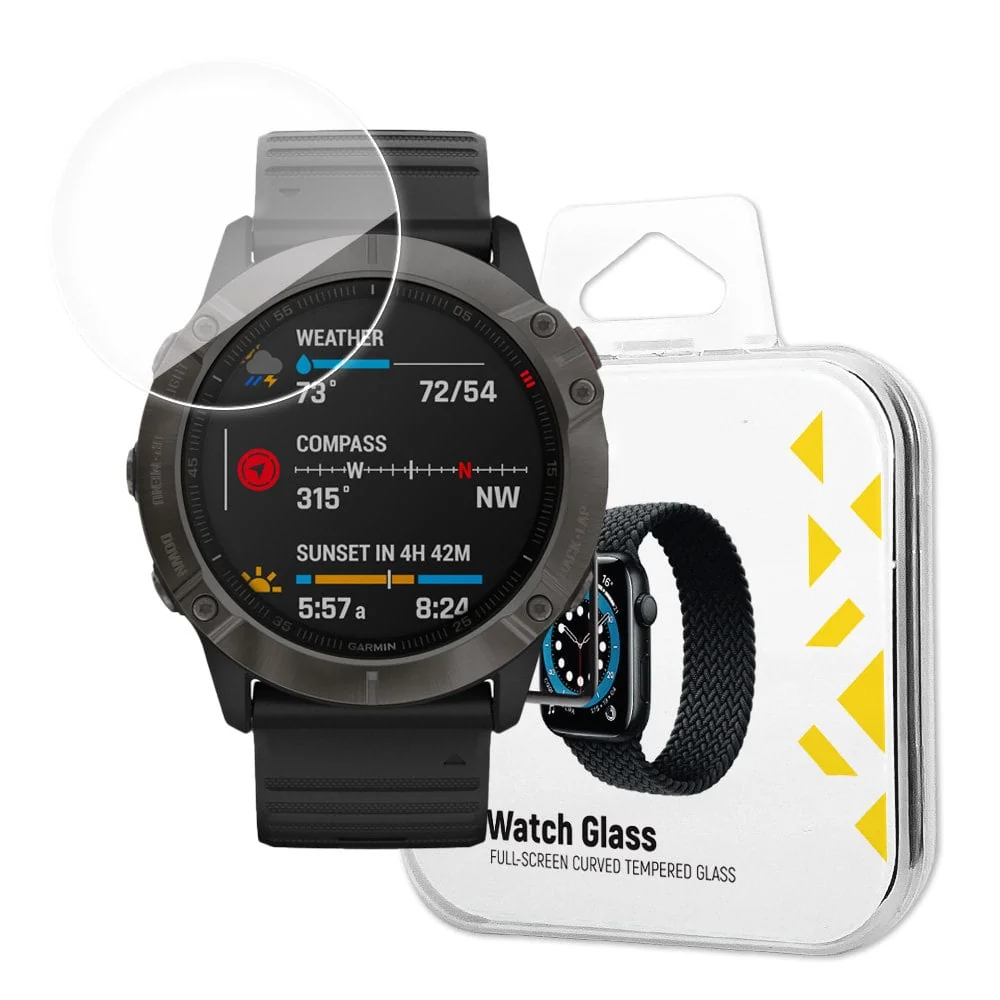 MG Watch Glass Hybrid ochranné sklo na Garmin Fenix 6X