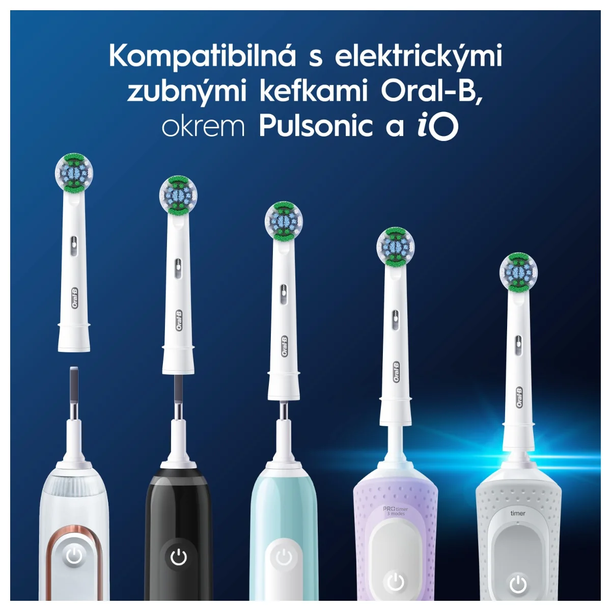 Oral-B Pro Precision Clean Čistiace Hlavice, 6 ks 1×6 ks, náhradné hlavice