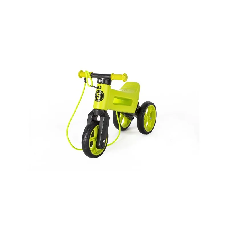 Teddies Odrážadlo FUNNY WHEELS Rider SuperSport zelené 2v1+popruh,vyššie. sedla 28/30cm nos. 25kg 18m+ v sáč 