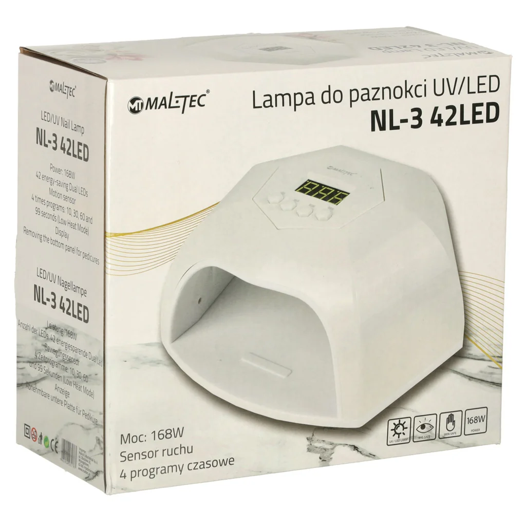 UV LED lampa na nechty NL-3 42LED