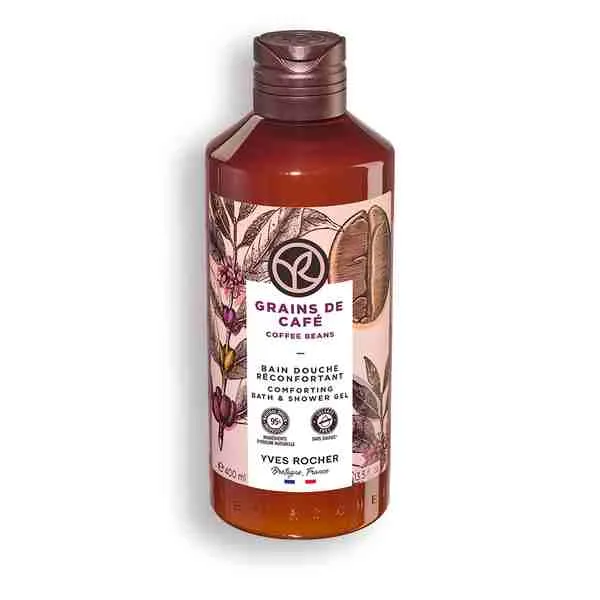 Yves Rocher Sprchovací gél Zrnká kávy 1×400 ml, sprchový gél