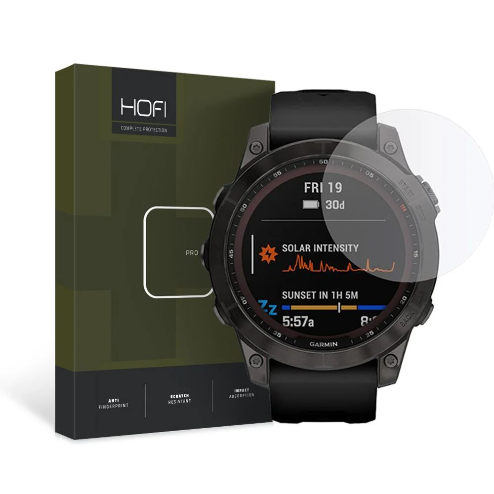 HOFI Glass Pro Watch ochranné sklo na Garmin Fenix 5 / 6 / 6 Pro 