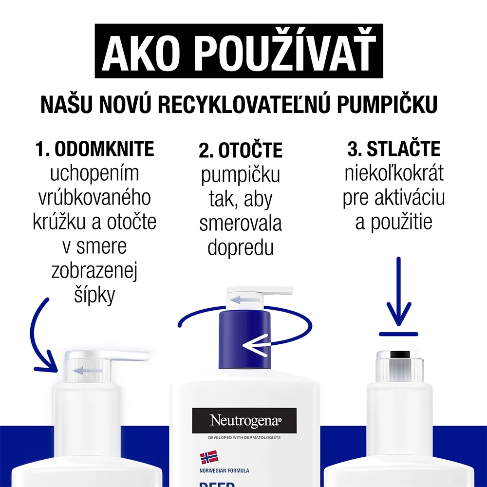 NEUTROGENA® Hĺbkovo hydratačné telové mlieko s mandľovým olejom s Nórskou receptúrou 1×400 ml, hydratačné telové mlieko