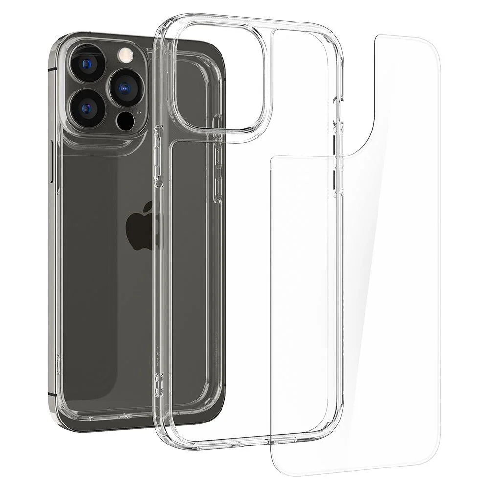 Spigen Quartz Hybrid silikónový kryt na iPhone 13 Pro, priesvitný 