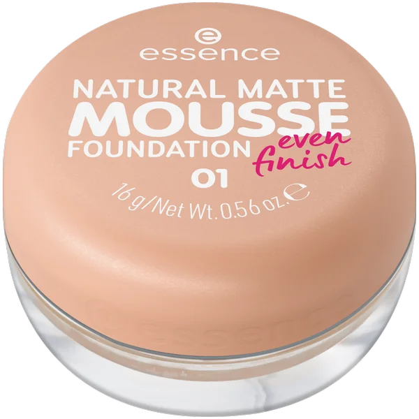 essence penový make-up NATURAL MATTE MOUSSE 01