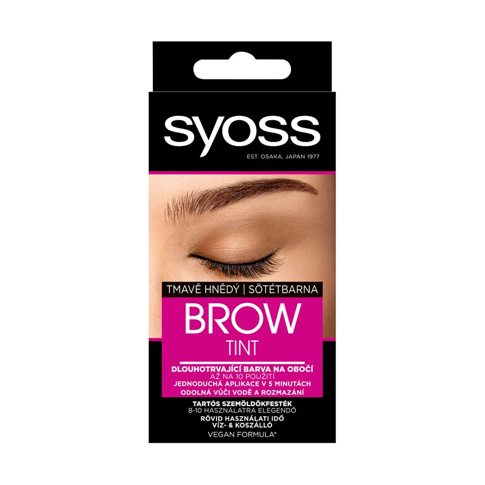 Syoss Brow Tint farba na obočie Tmavohnedý