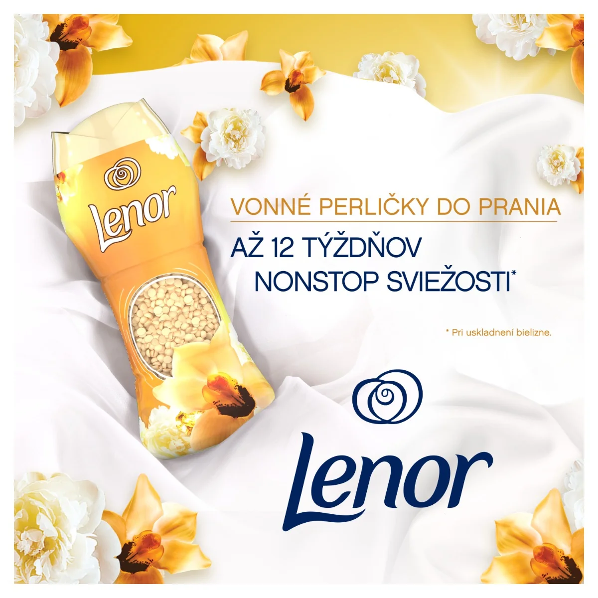 Lenor Beads 210g Gold orchid 1×210 g, vonné perličky