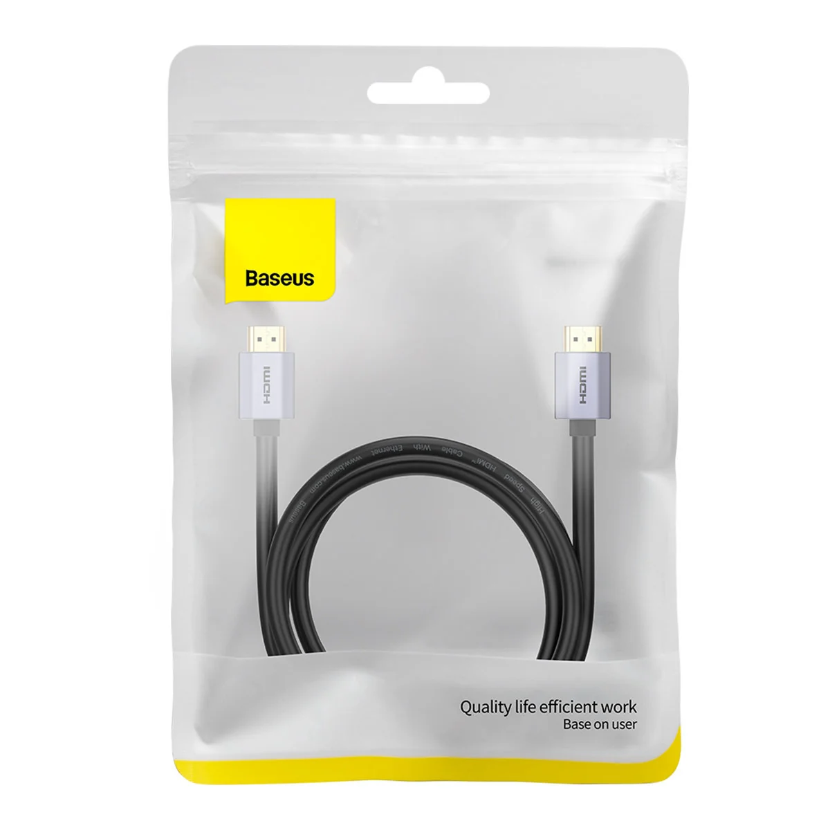 Baseus High Definition kábel HDMI 2.0 4K 2m, čierny 