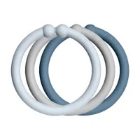 BIBS Loops krúžky  baby blue/cloud/petrol