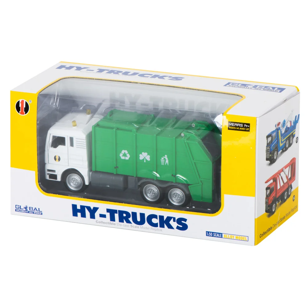 Hračka smetiarské auto METAL HY-TRUCKS 5012 (19x5,5x8cm) 