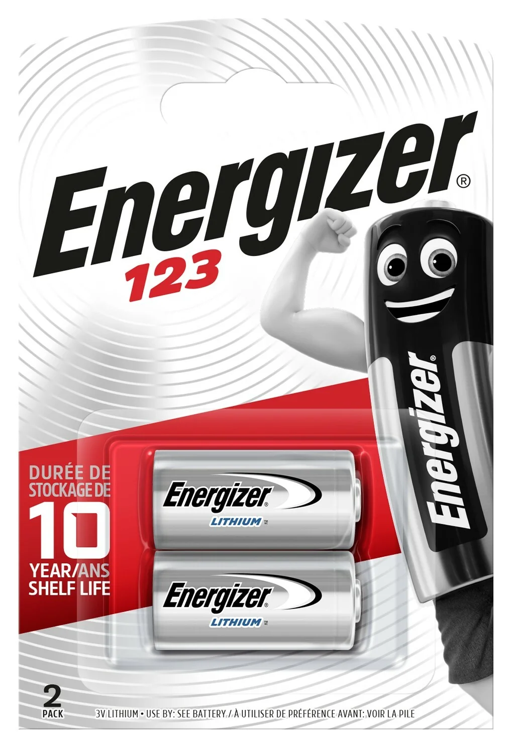 Energizer Lithium 123 FSB2 1500mAh 3V 2ks lítiové batérie E300783702