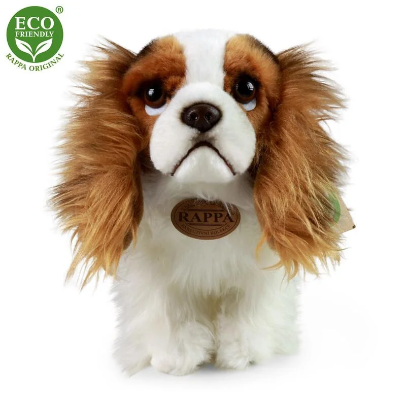 RAPPA - Plyšový pes king charles španiel 25 cm ECO-FRIENDLY 