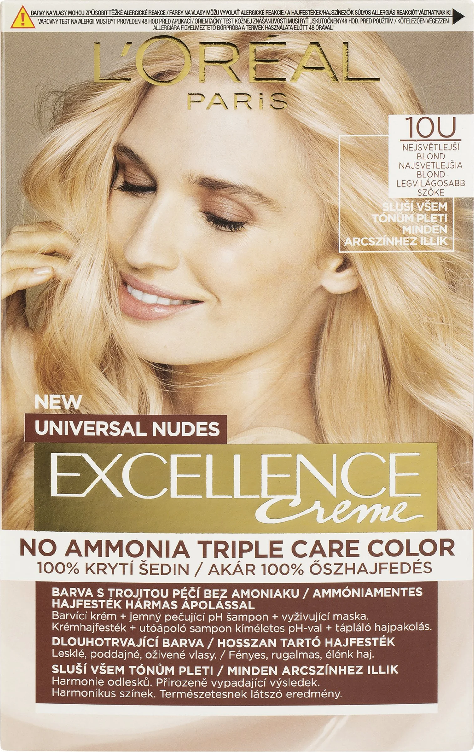 L'Oréal Paris Excellence Universal Nudes Excellence 10U permanentná farba