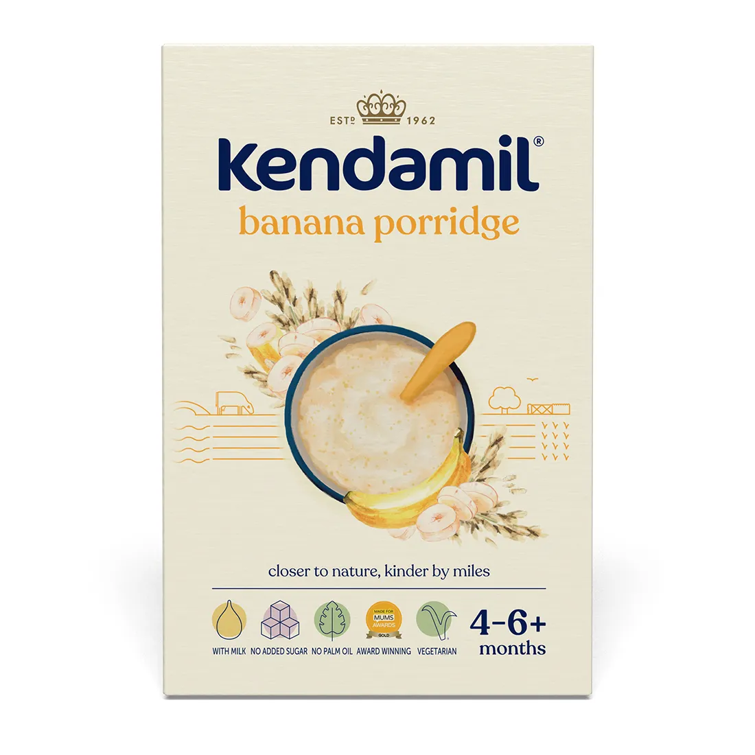 Kendamil Mliečna kaša s banánom 1×150 g, mliečna kaša