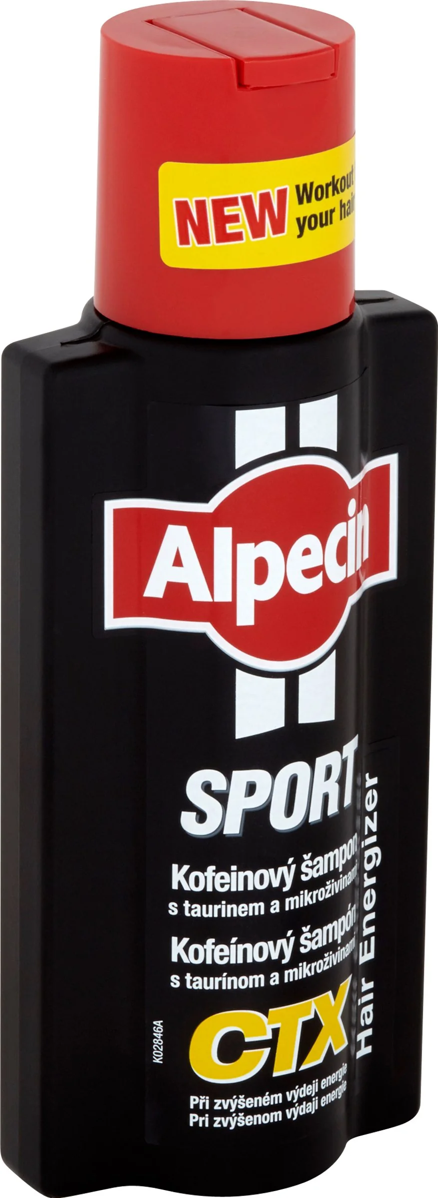 ALPECIN SPORT Kofeínový šampón CTX 1×250 ml, kofeínový šampón