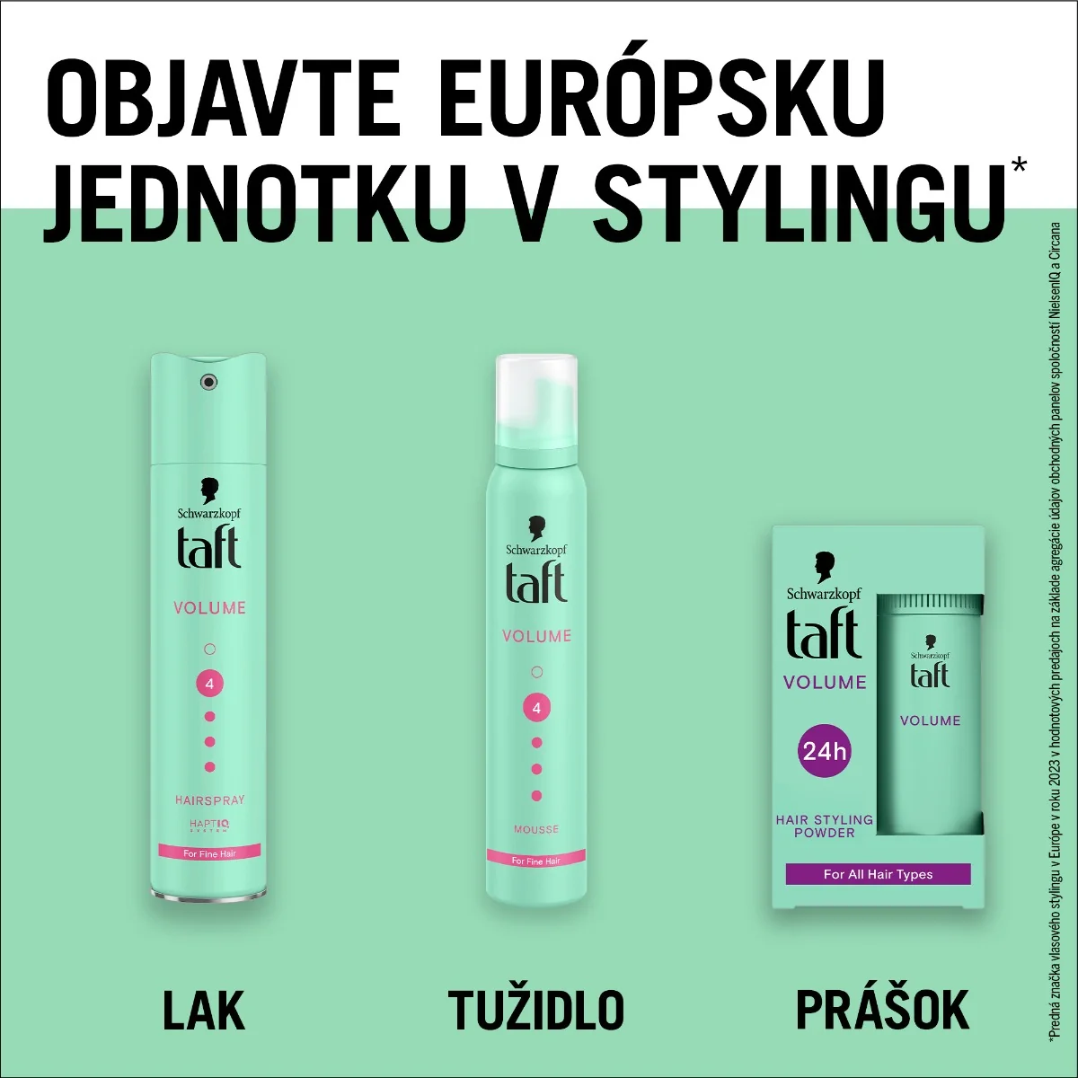 Schwarzkopf Taft púder pre všetky typy vlasov Volume 1×10 g, púder na vlasy