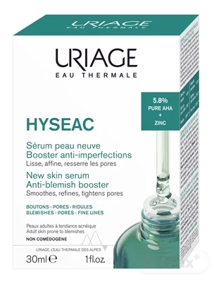 URIAGE HYSÉAC New Skin Serum 1×30 ml, sérum na mastnú pleť s nedokonalosťami