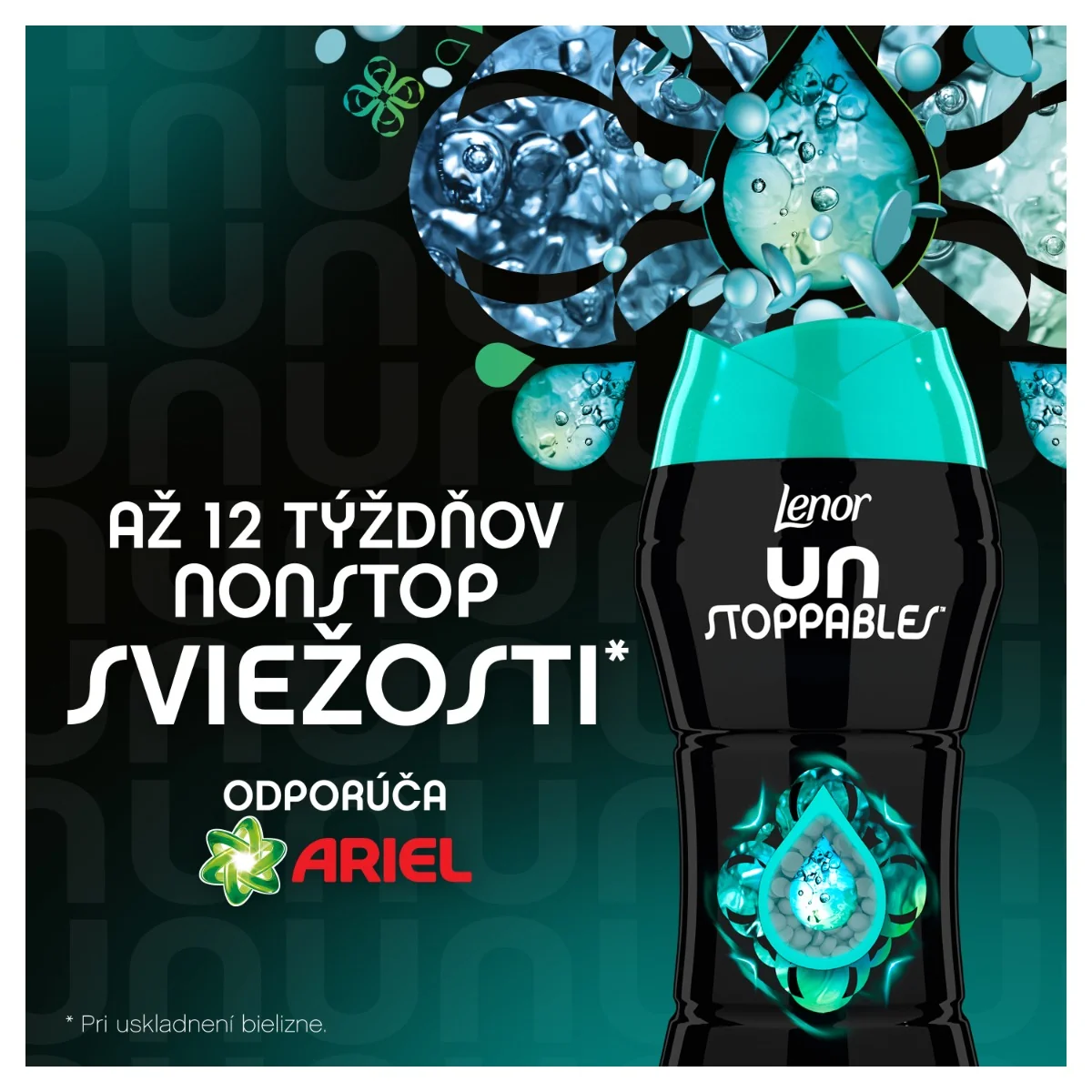 Lenor Vonné perličky Unstoppables fresh 1×210 g, vonné perličky