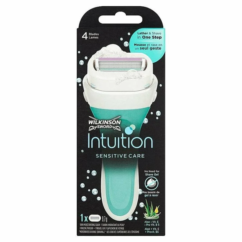 Wilkinson Intuition Naturals Sensitive Care dámsky holiaci strojček + hlavica 1ks 