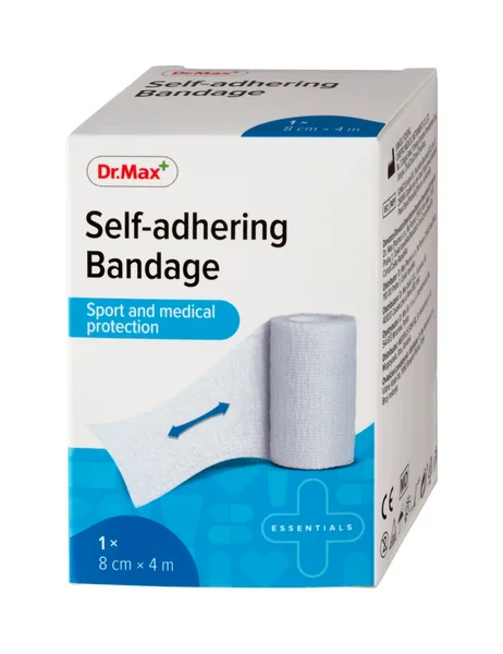 Dr. Max Self-adhering Bandage, 8 cm x 4 m 1×1 ks, ovínadlo elastické samolepiace, 8 cm x 4 m