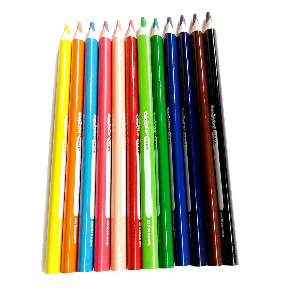 Farbičky Colored Pencils MAXI trojhranné, drevené, nelámavé 12ks-CARIOCA 