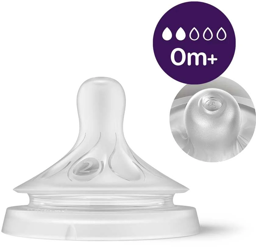 Philips AVENT Fľaša Natural Response 125 ml, 0m+ 2 ks 1×2 ks, fľaška