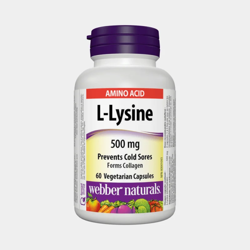 WEBBER NATURALS L-Lysine 500 mg