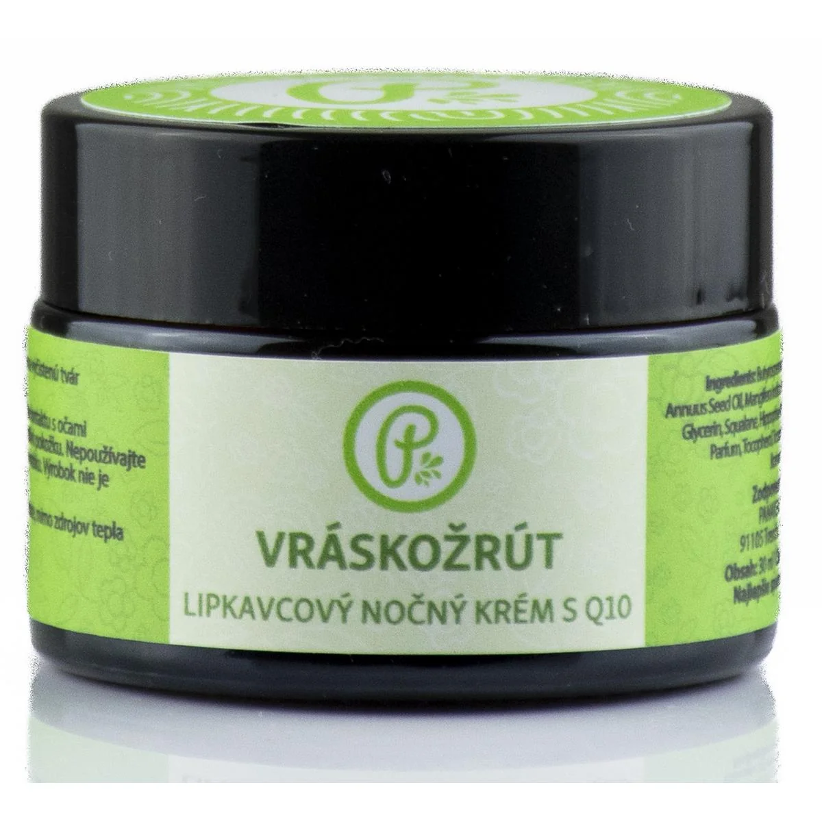 VRÁSKOŽRÚT – Lipkavcový nočný krém s Q10 30ml 