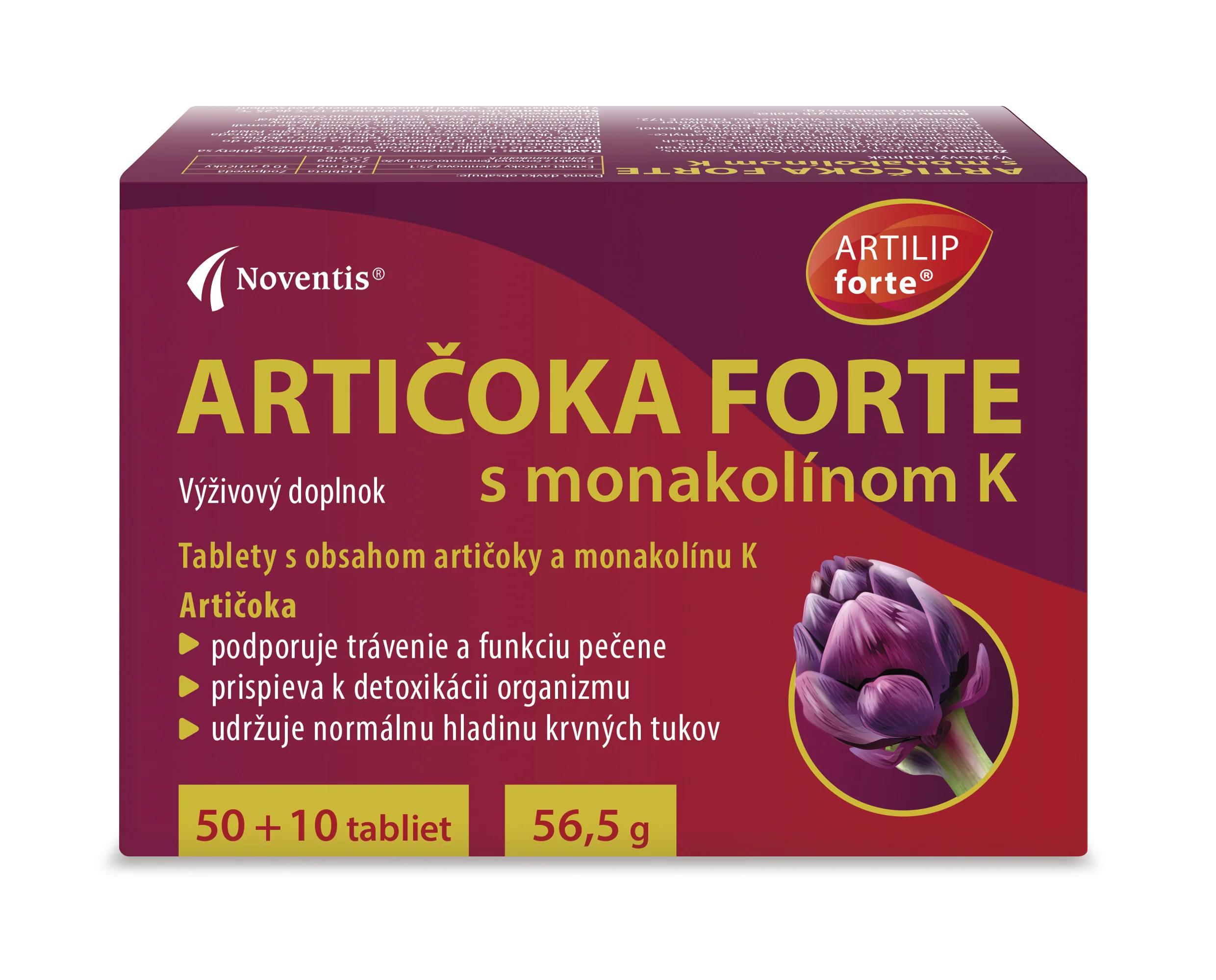 ARTIČOKA FORTE s monakolínom K